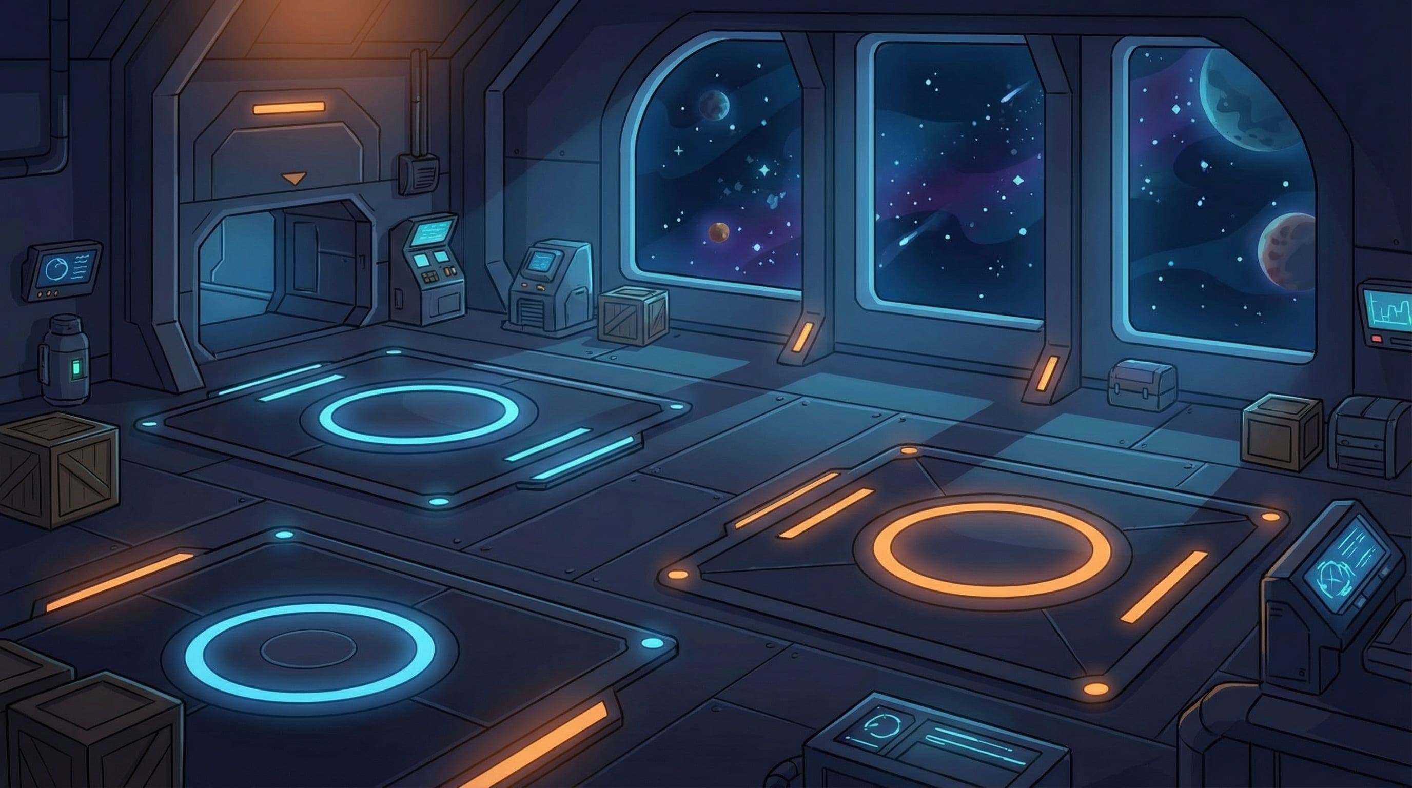 Space hangar